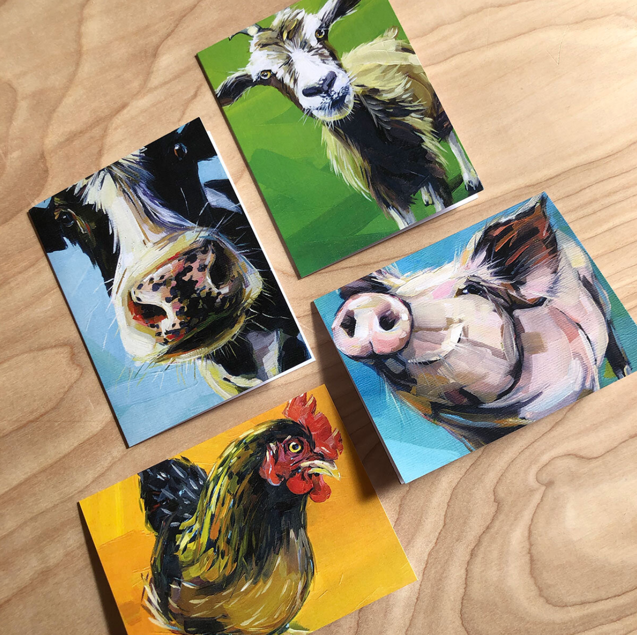 FARM ANIMALS BOXED NOTE CARDS