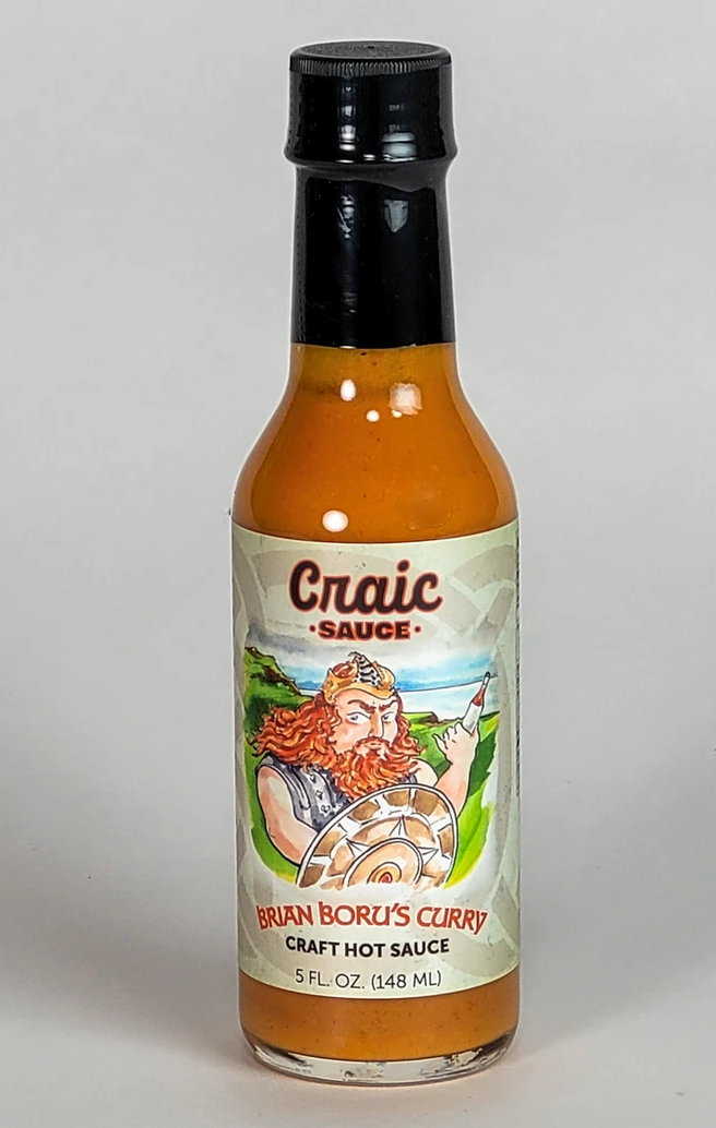 Craic Hot Sauce Brian Boru's curry