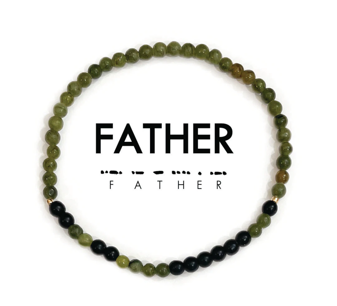 Morse Code Bracelet Men's Extended Size | FATHER