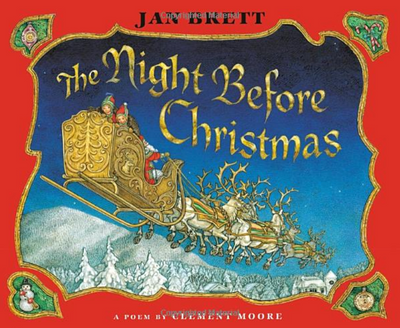 The Night Before Christmas Hardcover Jan Brett