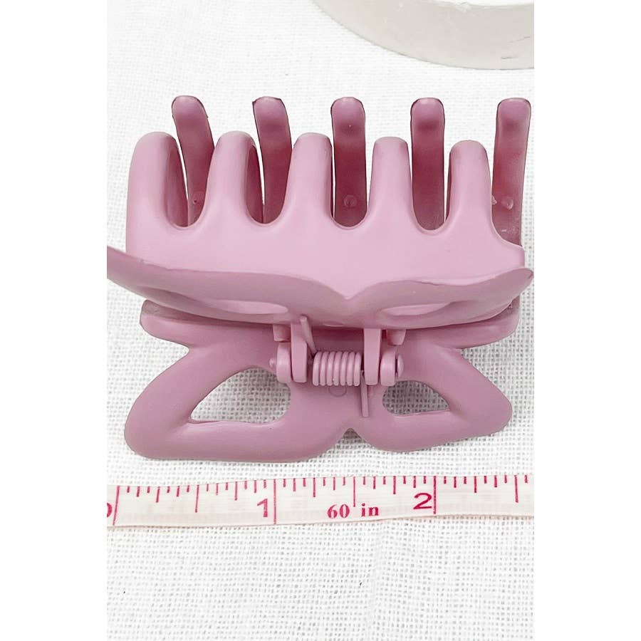 Matte Butterfly Hair Claw: MIX COLOR / ONE
