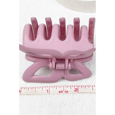 Matte Butterfly Hair Claw: MIX COLOR / ONE
