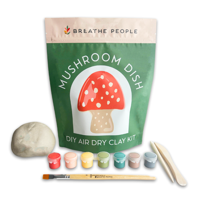 DIY Air Dry Clay Kit - Make Your Own Mushroom Dish