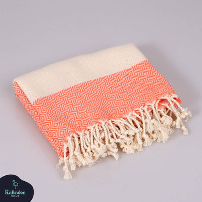 Turkish Towel | Peshtemal | Sand Resistant Beach Towel: Mustard