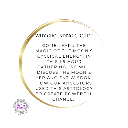 Monthly New Moon Circles! Sat, Jan 13th @ 4-5:30 PM