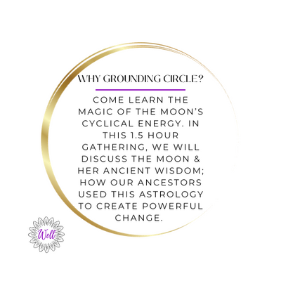 Monthly New Moon Circles! Sat, Jan 13th @ 4-5:30 PM