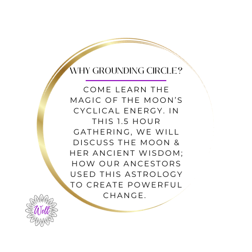 Monthly New Moon Circles! Sat, Jan 4th 3:00PM-4:30PM