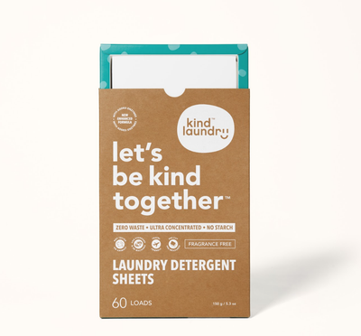 Zero Waste Laundry Detergent Sheets (Fragrance-Free)