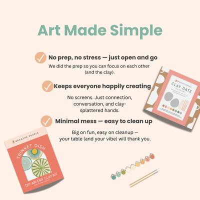 DIY Air Dry Clay Kit - Make Your Own Mushroom Dish