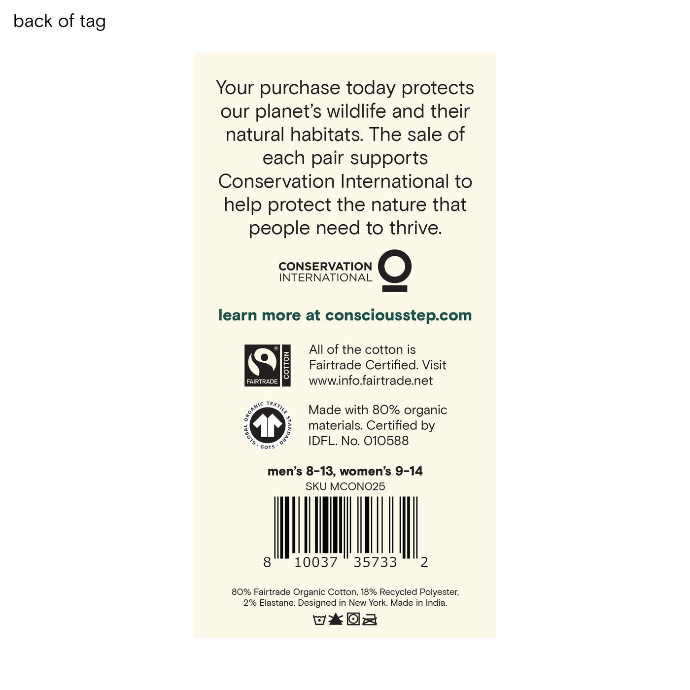 Socks that Protect Elephants (Green Elephants): Small