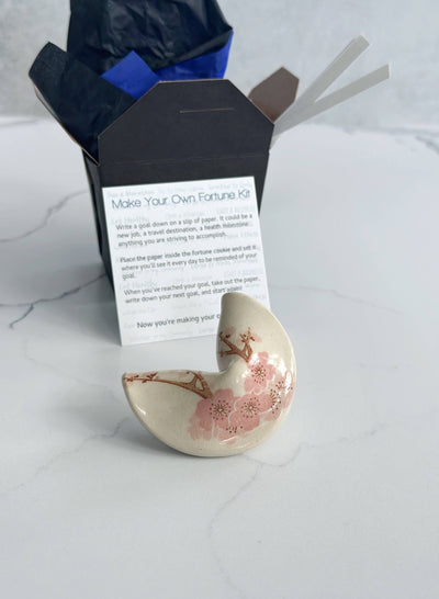 Cherry Blossom Make Your Own Fortune Kit : Takeout Box