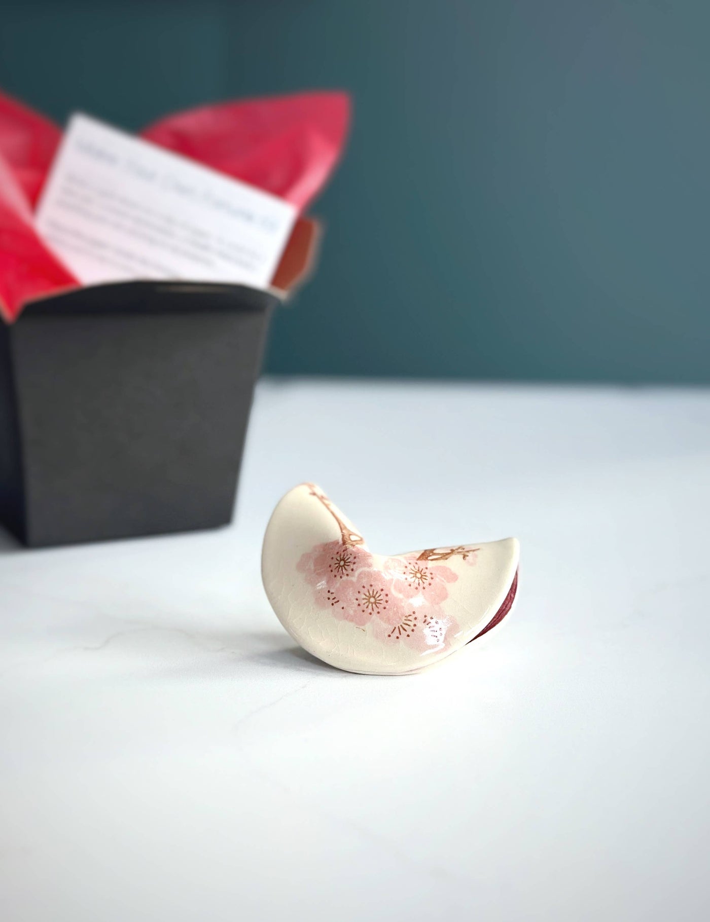 Cherry Blossom Make Your Own Fortune Kit : Takeout Box