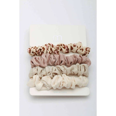 Leopard Scrunchie Set: MIX COLOR