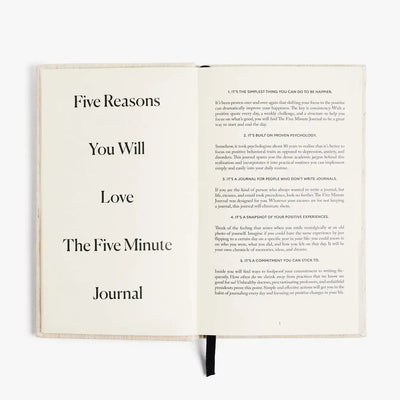 The Five Minute Journal Linen