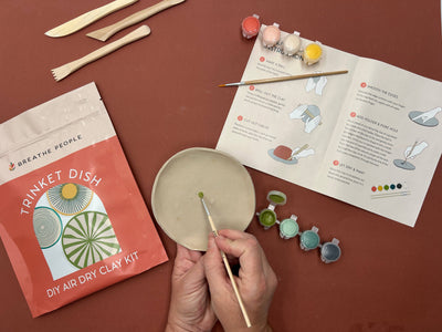 DIY Air Dry Clay Kit - Make Your Own Mushroom Dish
