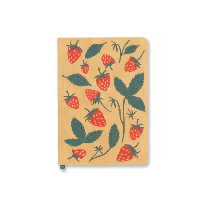 Berries Embroidered Journal Notebook