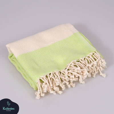 Turkish Towel | Peshtemal | Sand Resistant Beach Towel: Light Gray