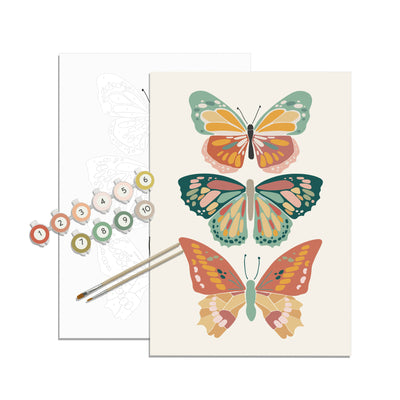 The Good Seed | Minimalist Paint-by-Number Kit - Butterflies