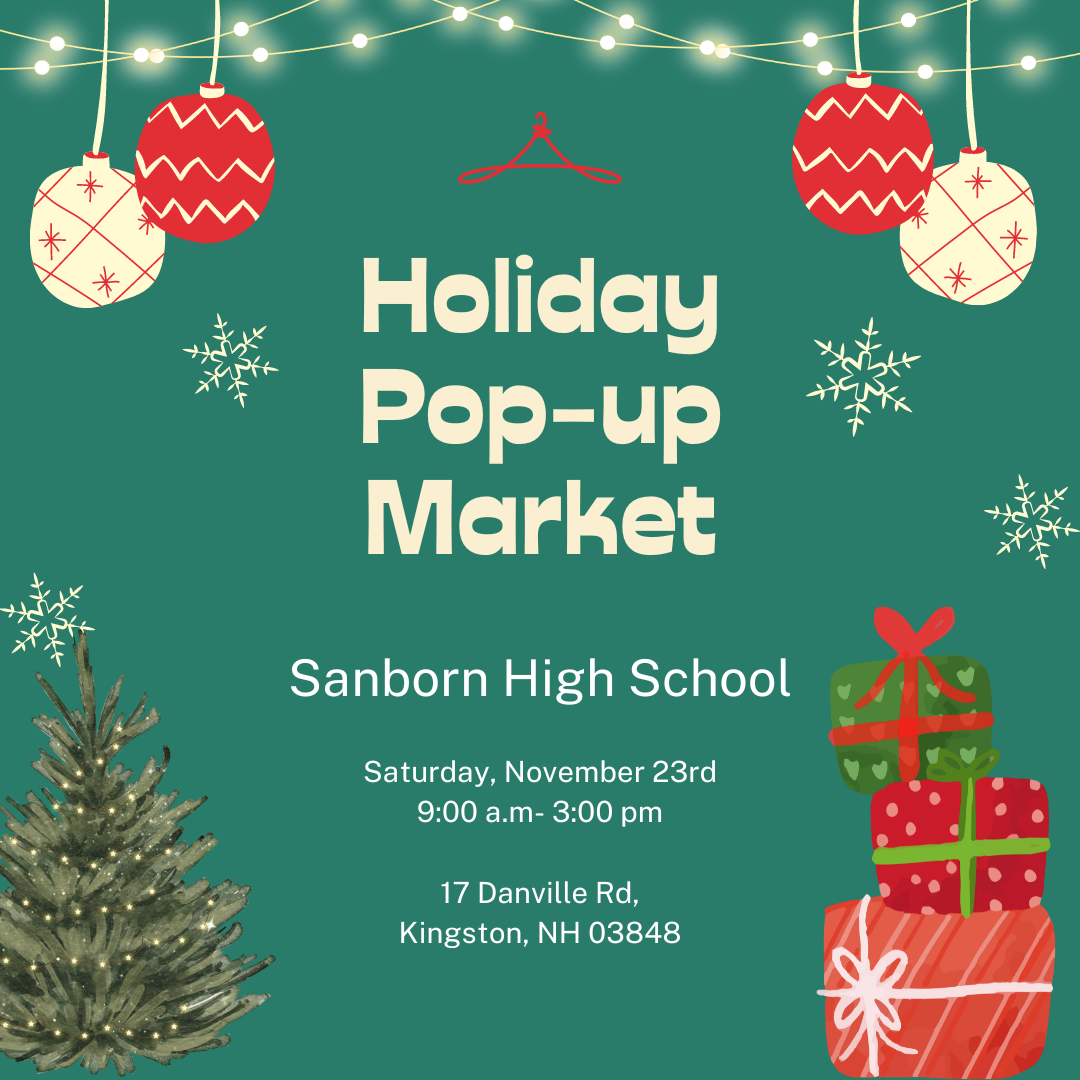 Sanborn Craft Fair in Kingston! Sat, Nov 23rd 9:00am-3:00pm