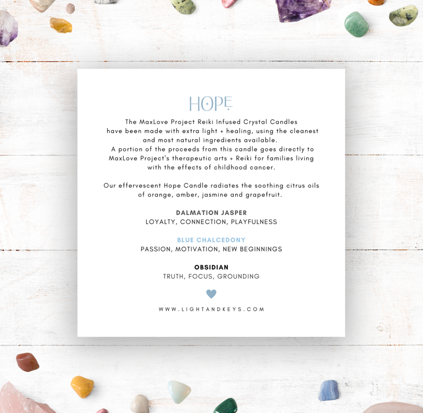 MAXLOVE PROJECT HOPE SOY CANDLE