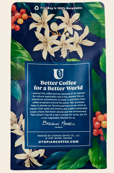 Utopian Coffee - Espresso Volo - Organic
