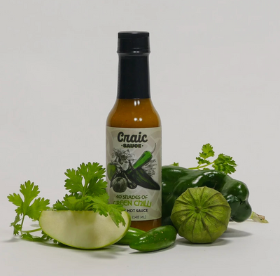 Craic Hot Sauce 40 shades of Green Chilli