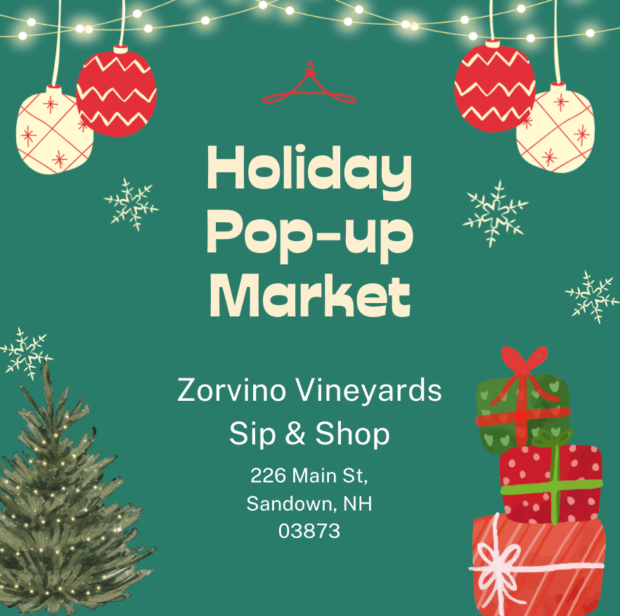 Zorvino Vineyards Sip & Shop - Sun, Nov 30th 11:00 AM- 4:00 PM