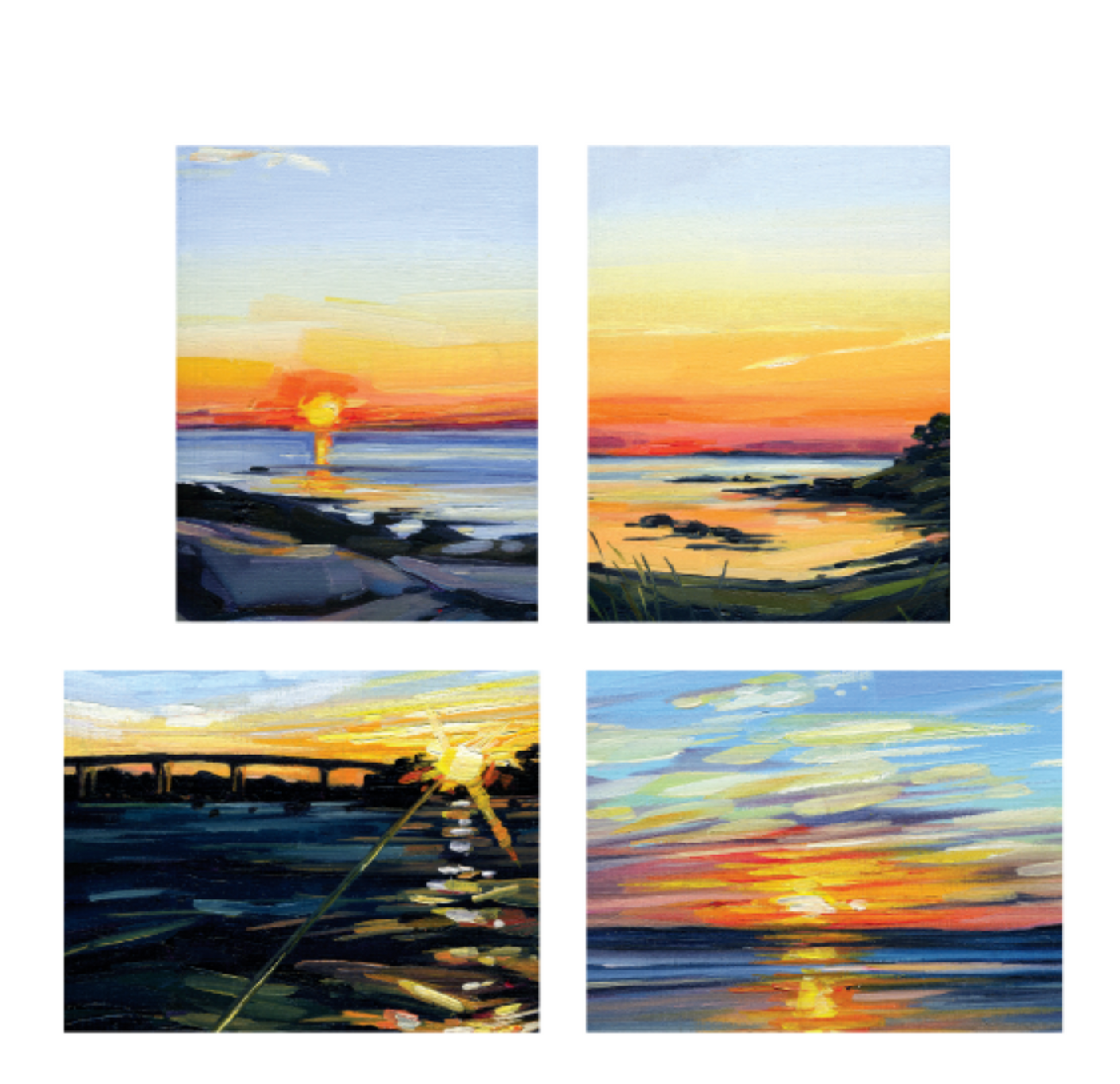 SUNSET BOXED CARDS