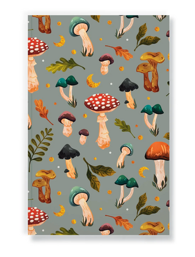 Mushroom Garden Layflat Notebook Journal