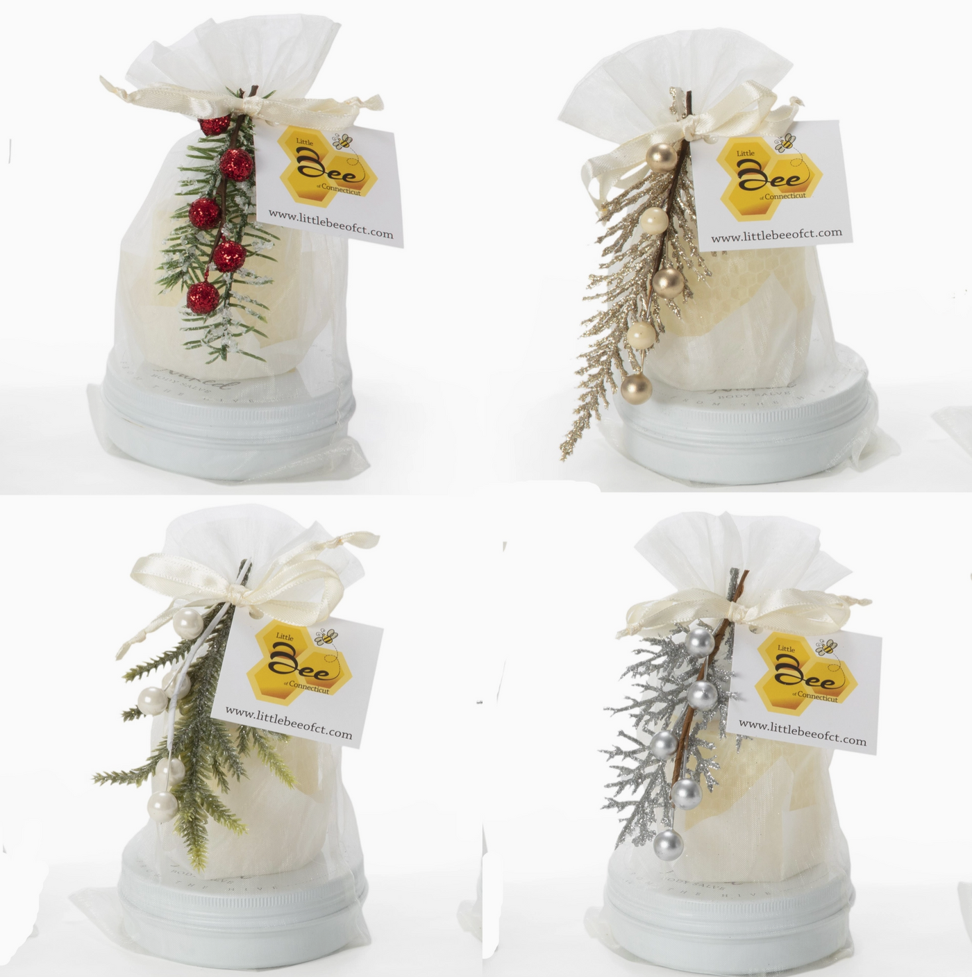 Beeswax Gift Towers - Christmas