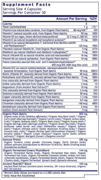 Multi-Vitamin Premier 120 vegcaps