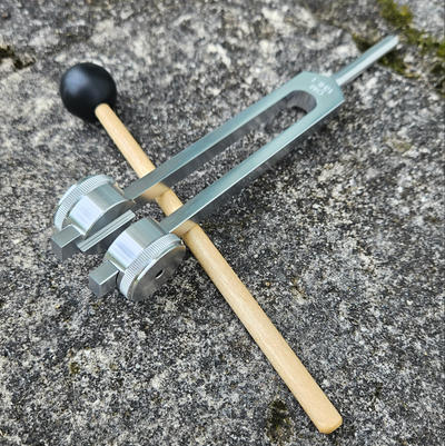 Weighted Healing Tuning Fork – 111 Hz or OM 136.1 Hz (Includes Mallet & Pouch)