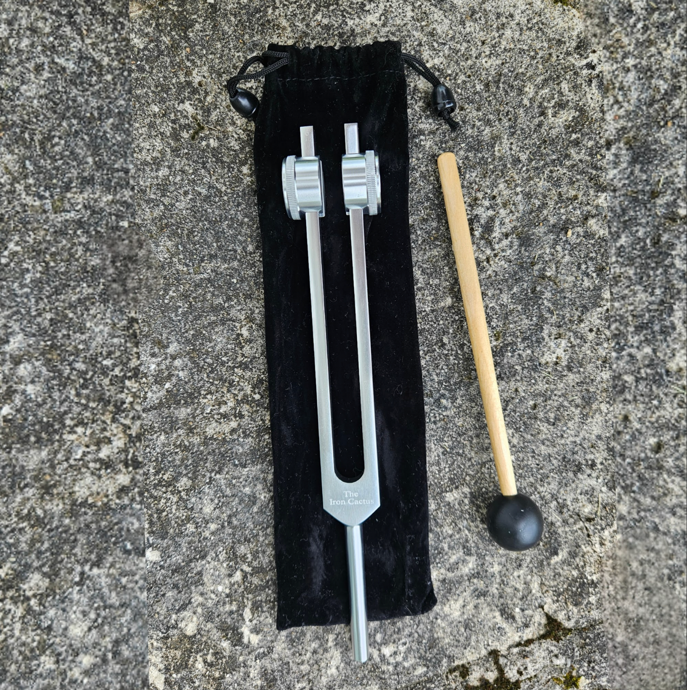 Weighted Healing Tuning Fork – 111 Hz or OM 136.1 Hz (Includes Mallet & Pouch)