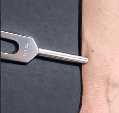 Weighted Healing Tuning Fork – 111 Hz or OM 136.1 Hz (Includes Mallet & Pouch)