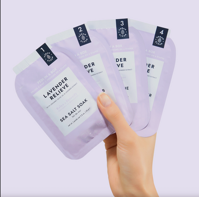 Pedi in a Box Deluxe 4 Step | Lavender Relieve
