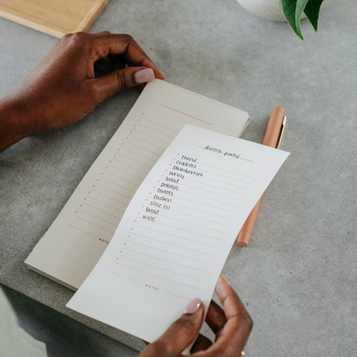 Colorblock Set of 3 List Notepads