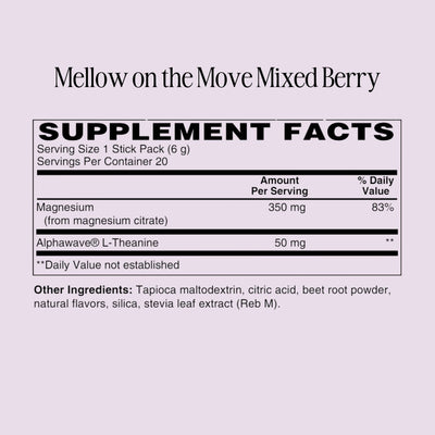 Mellow on the Move: Mixed Berry