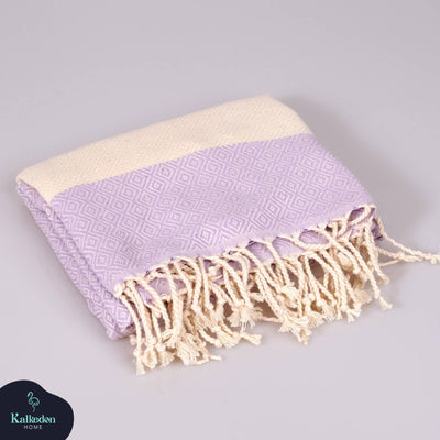 Turkish Towel | Peshtemal | Sand Resistant Beach Towel: Light Gray