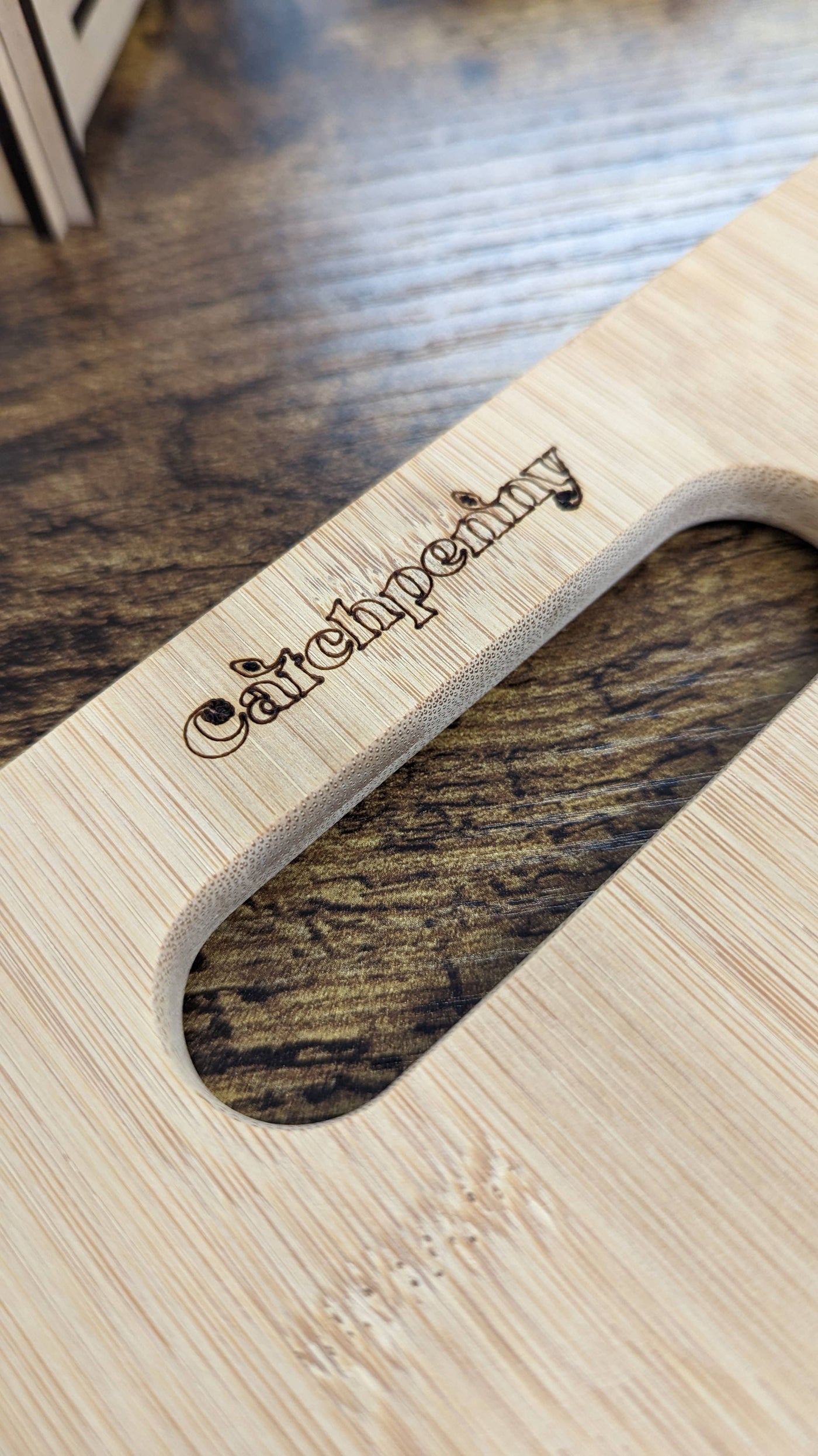 All We Do Is Eat - Engraved Bamboo Cutting Board