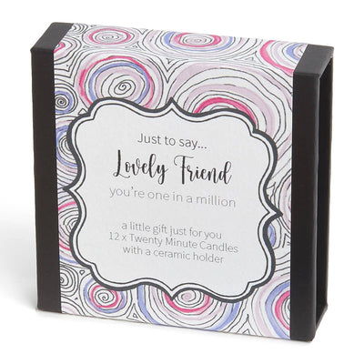 Just to say... Lovely Friend Candles