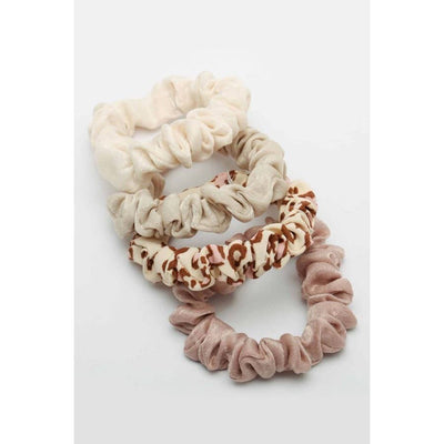 Leopard Scrunchie Set: MIX COLOR