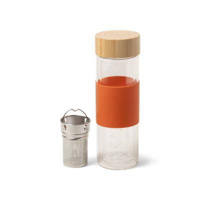 To-Go Tea Tumbler - Terracotta, 13.5 oz