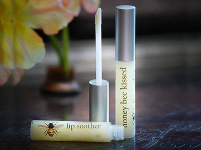 Honeybee Lip Gloss - natural, untinted leaves lips kissably soft