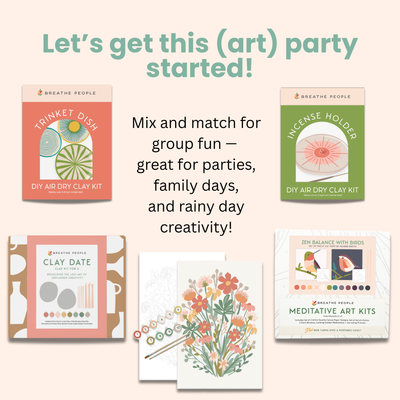 DIY Air Dry Clay Kit - Make Your Own Mushroom Dish