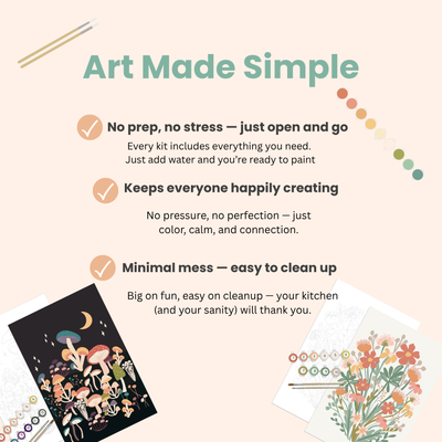 The Good Seed | Minimalist Paint-by-Number Kit - Butterflies