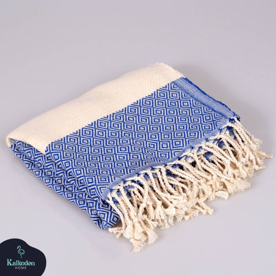 Turkish Towel | Peshtemal | Sand Resistant Beach Towel: Light Gray