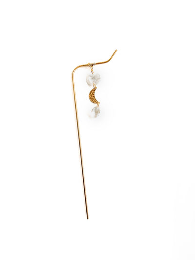 Plant Stake | Suncatcher & Moon Charm | Houseplant Accessory