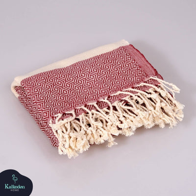 Turkish Towel | Peshtemal | Sand Resistant Beach Towel: Light Gray