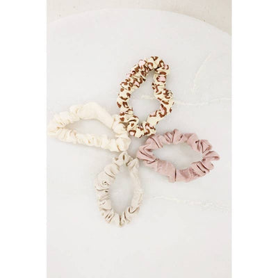 Leopard Scrunchie Set: MIX COLOR
