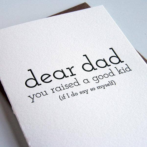 Dear Dad Card